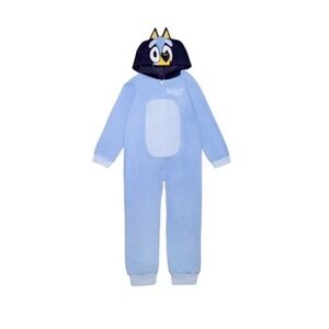 BLUEY Sleeper Union Suit Pajamas On Piece Blue Size Kids M 8/10 Unisex NWT